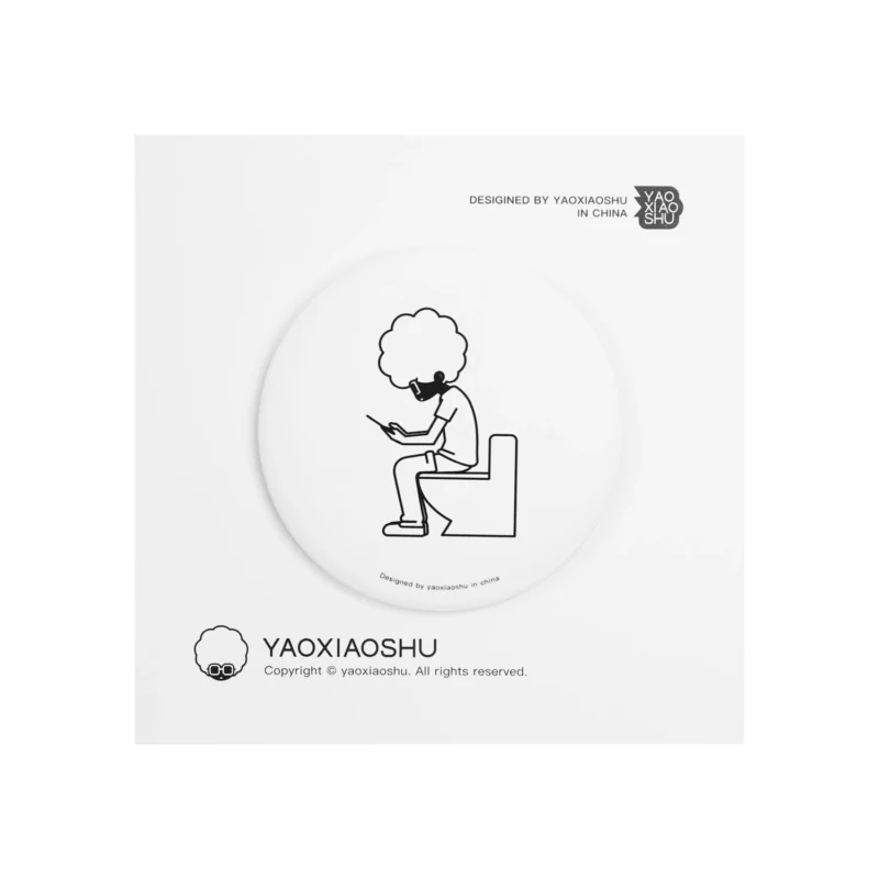 吧唧｜故事系列  7款 58mm<span> - </span>灵感马桶