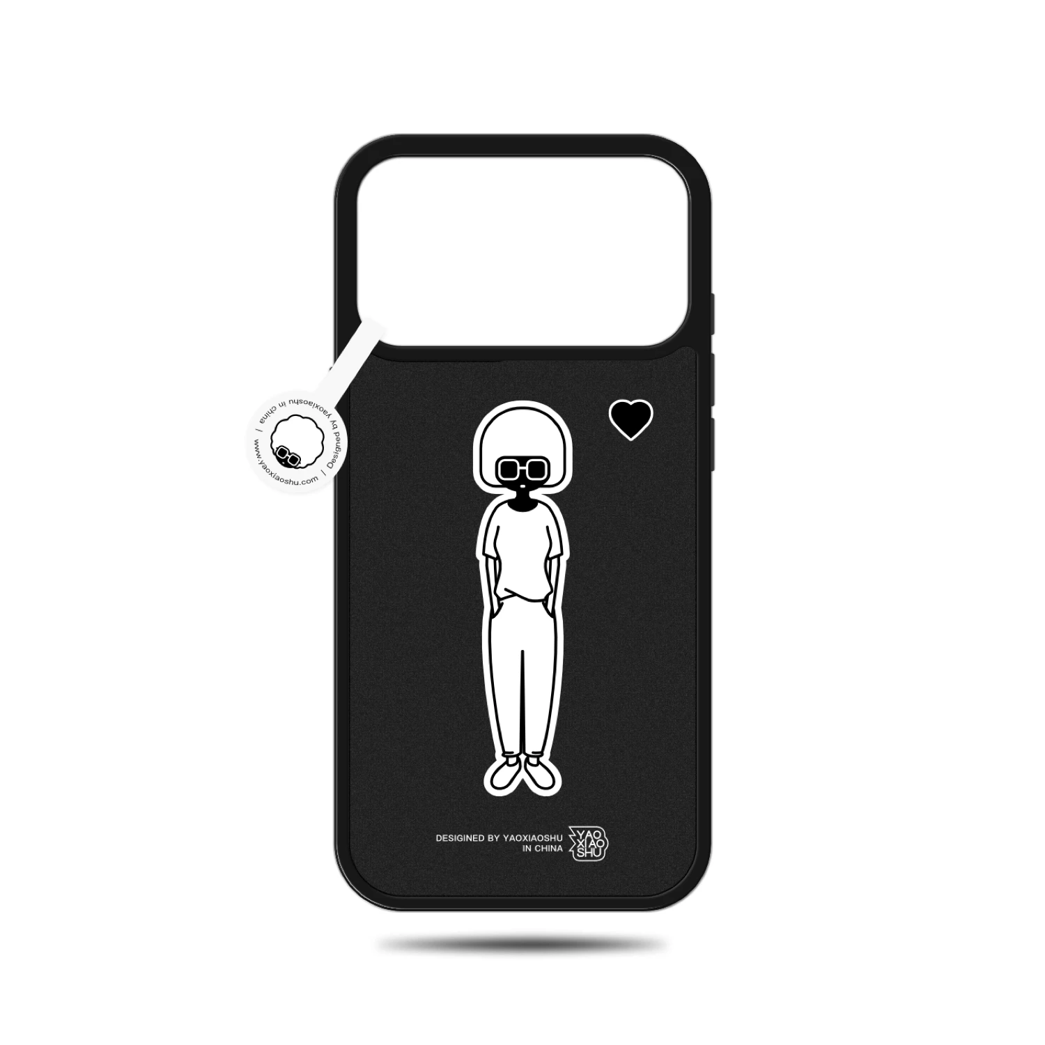 手机壳|故事系列 角色-摇小树夏 1款图案 黑/白